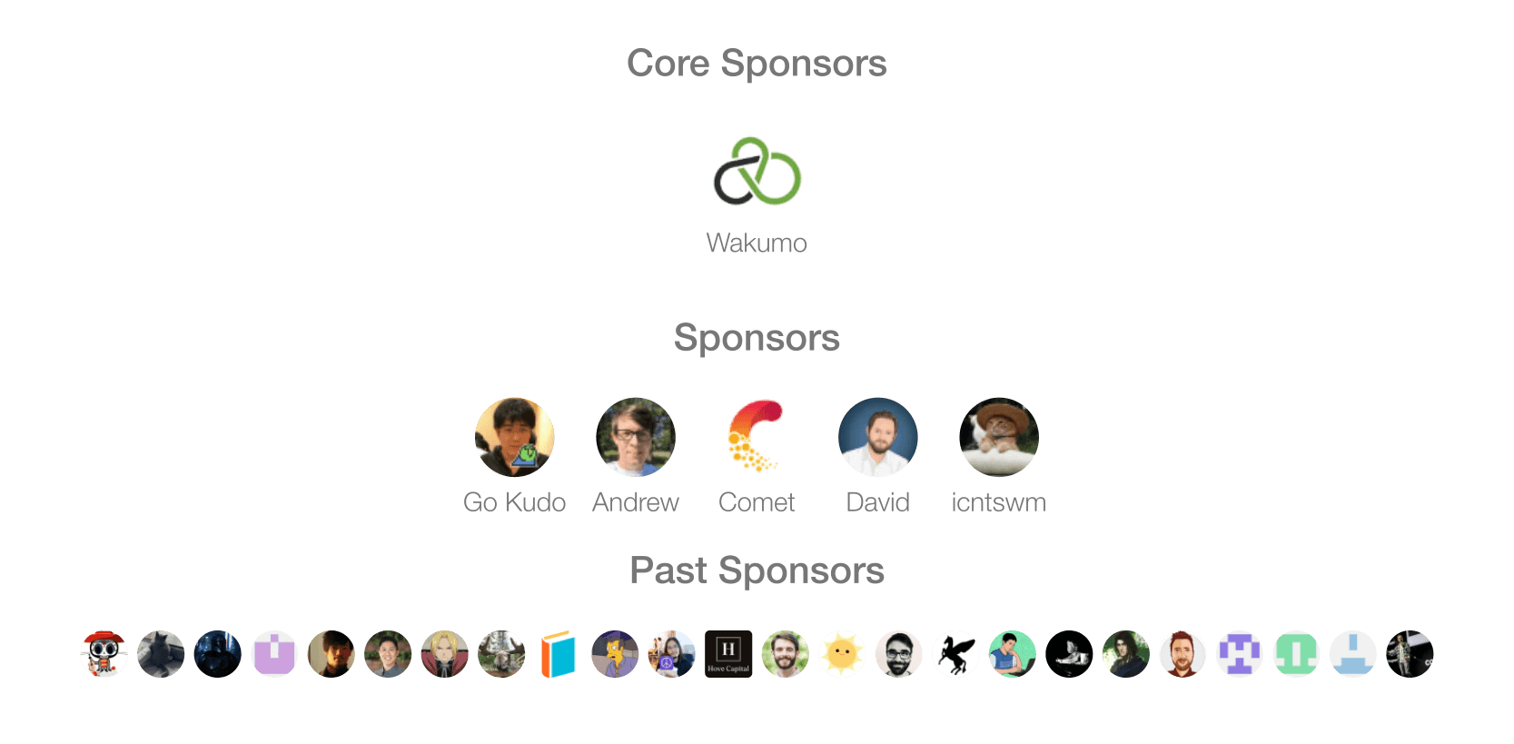 Sponsors