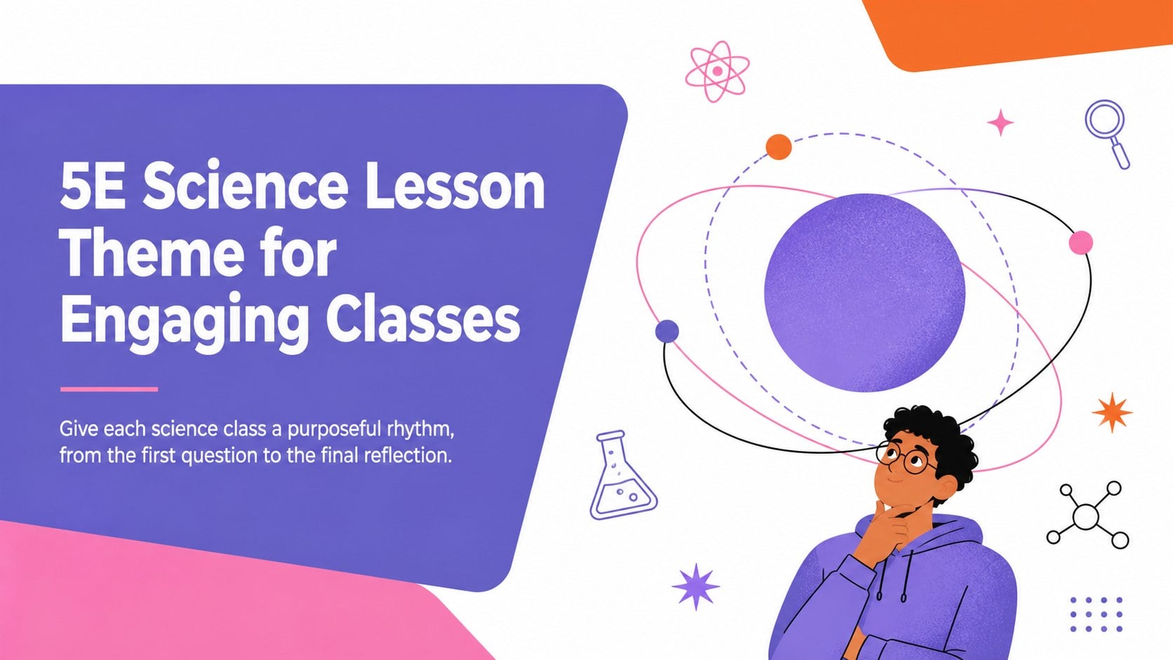 5E Science Lesson Theme for Engaging Classes