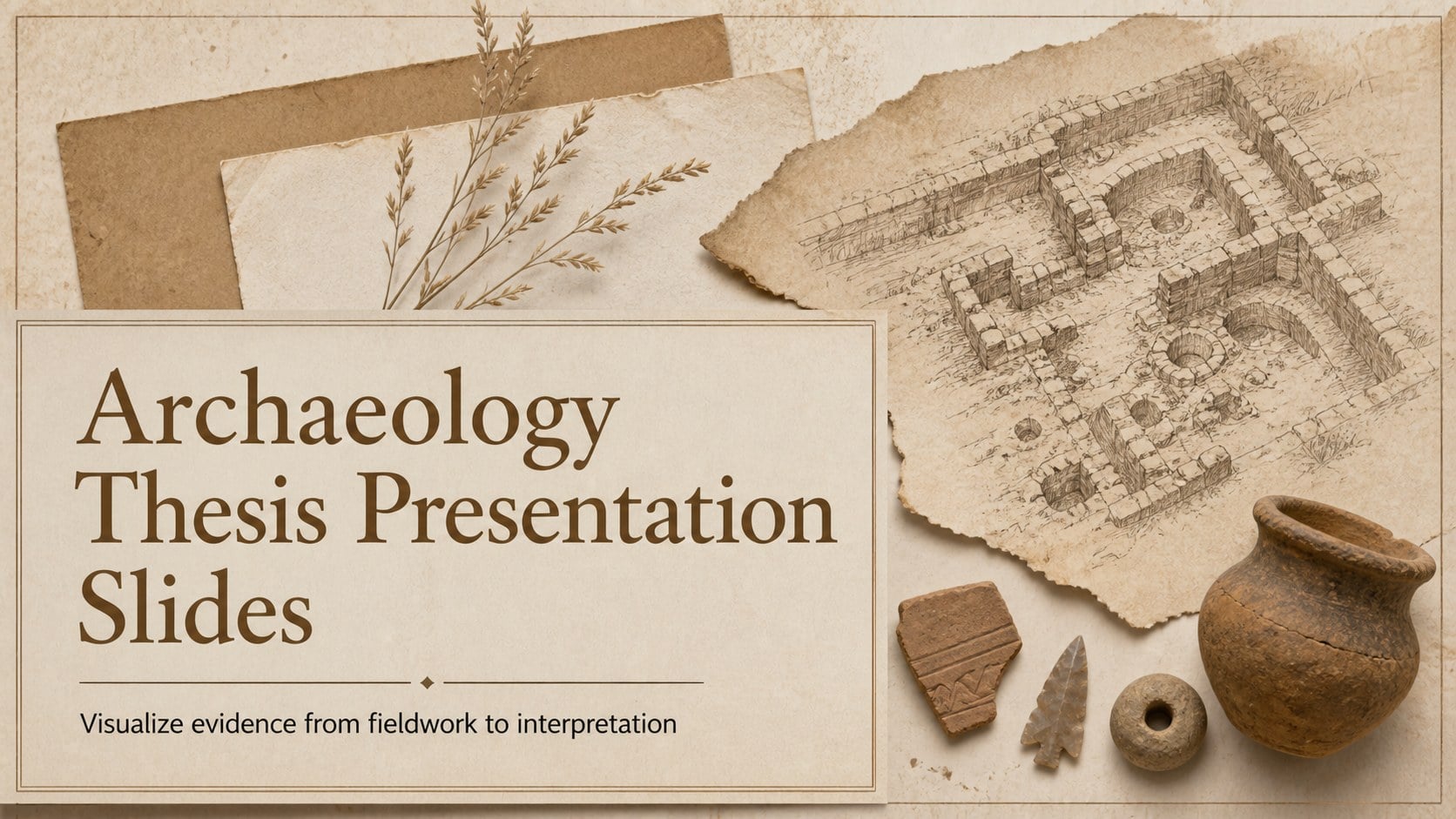 Archaeology Thesis Presentation Slides