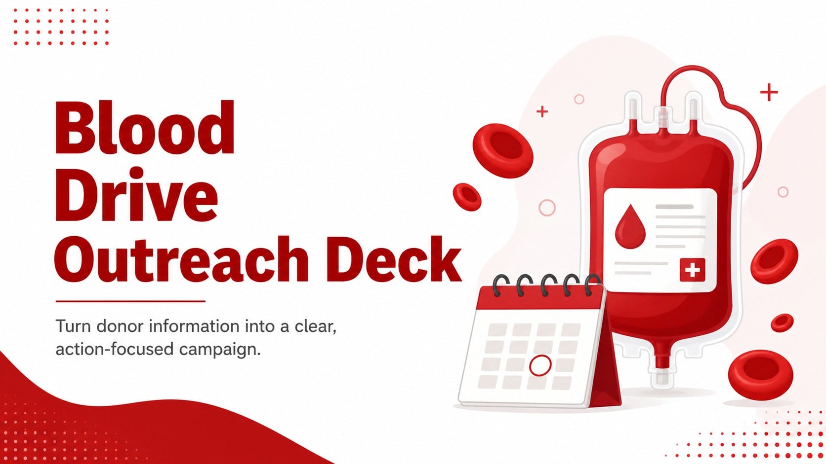 Blood Drive Outreach Deck