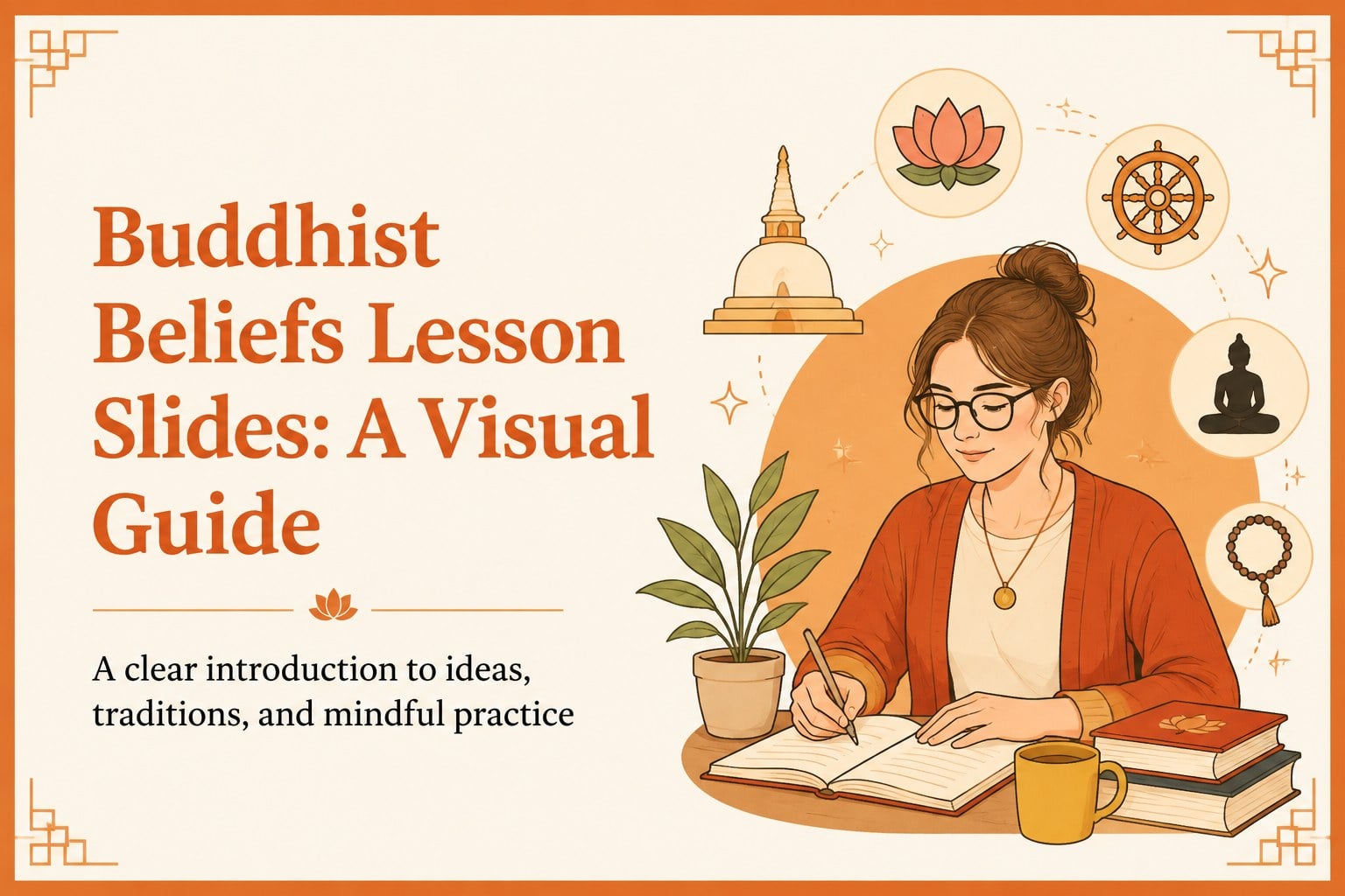 Buddhist Beliefs Lesson Slides: A Visual Guide
