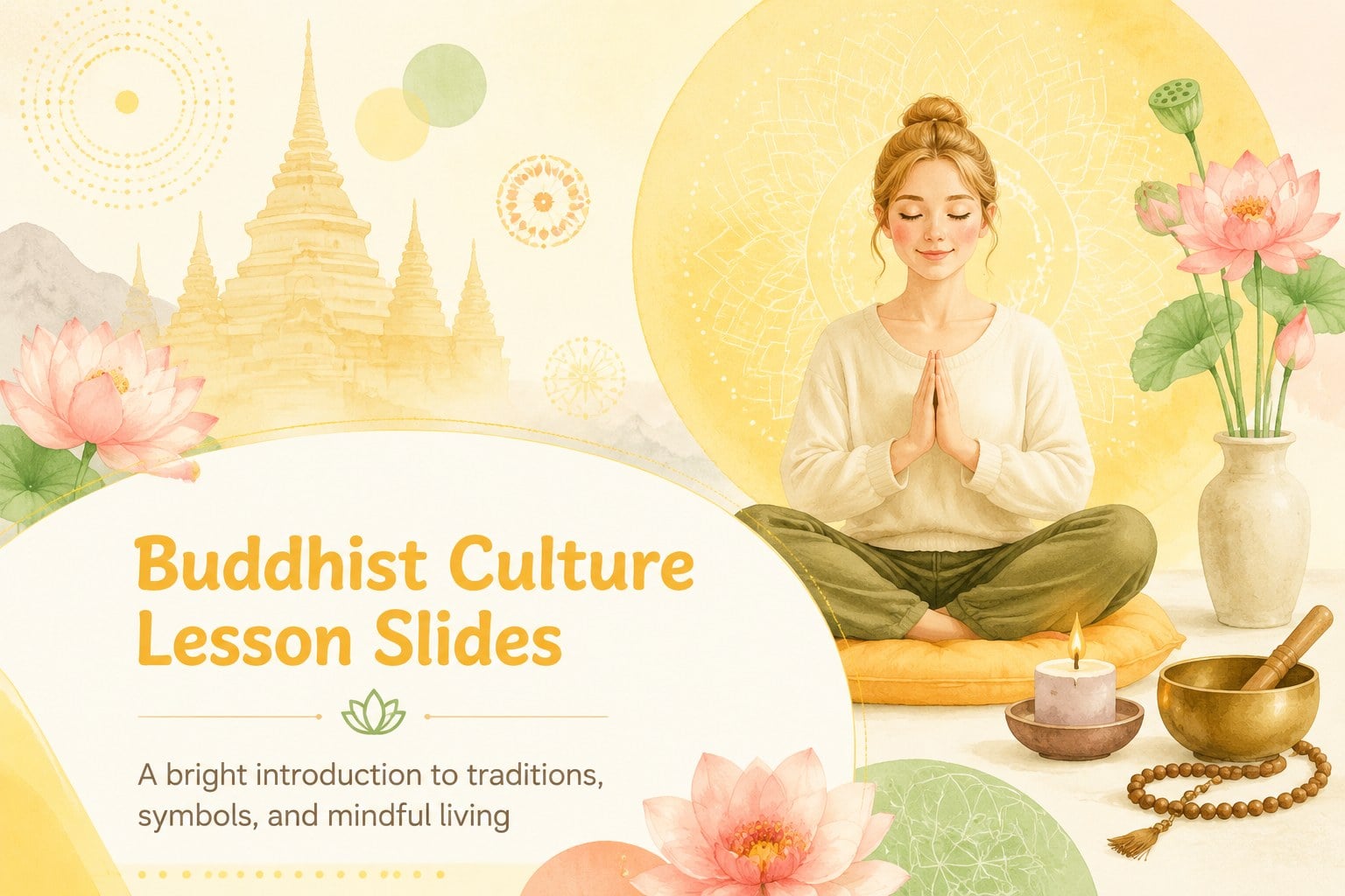 Buddhist Culture Lesson Slides