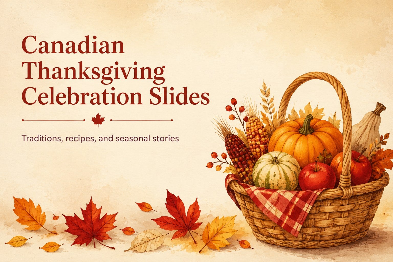 Canadian Thanksgiving Celebration Slides
