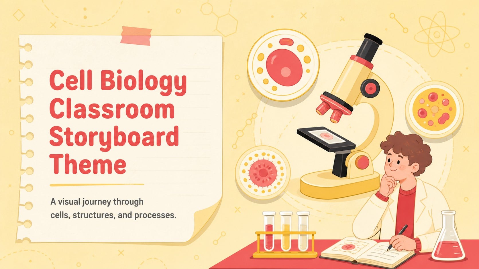Cell Biology Classroom Storyboard Theme