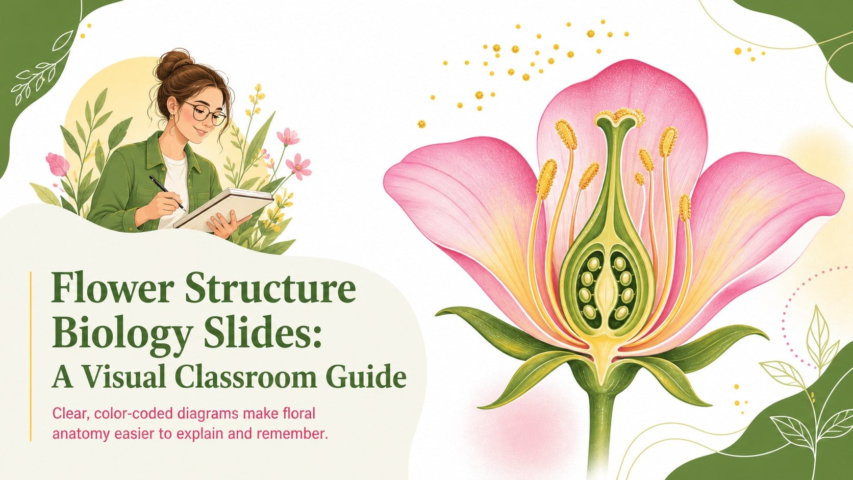 Flower Structure Biology Slides: A Visual Classroom Guide