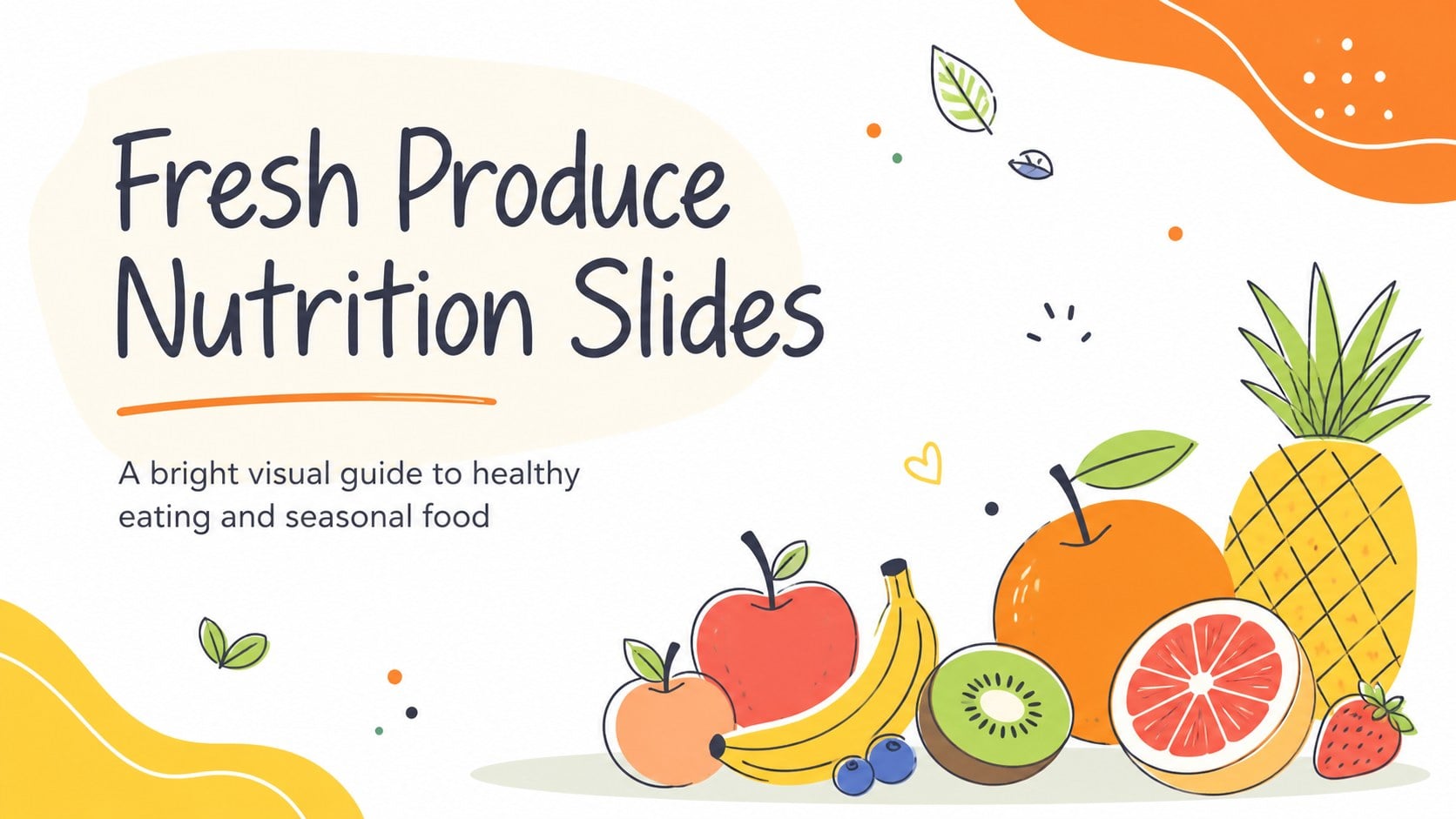 Fresh Produce Nutrition Slides