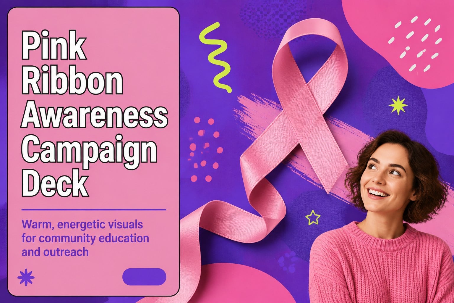 Pink Ribbon Awareness Campaign Deck