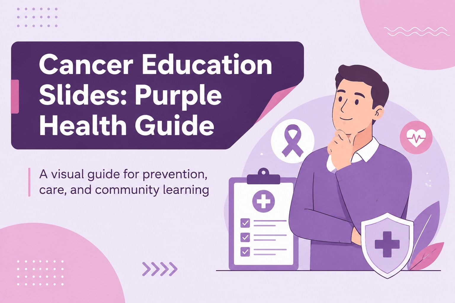Cancer Education Slides: Purple Health Guide