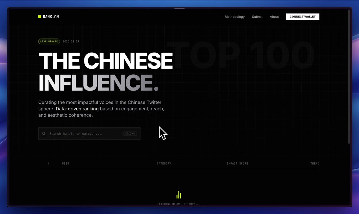 Chinese Twitter KOL leaderboard landing page - Image 1