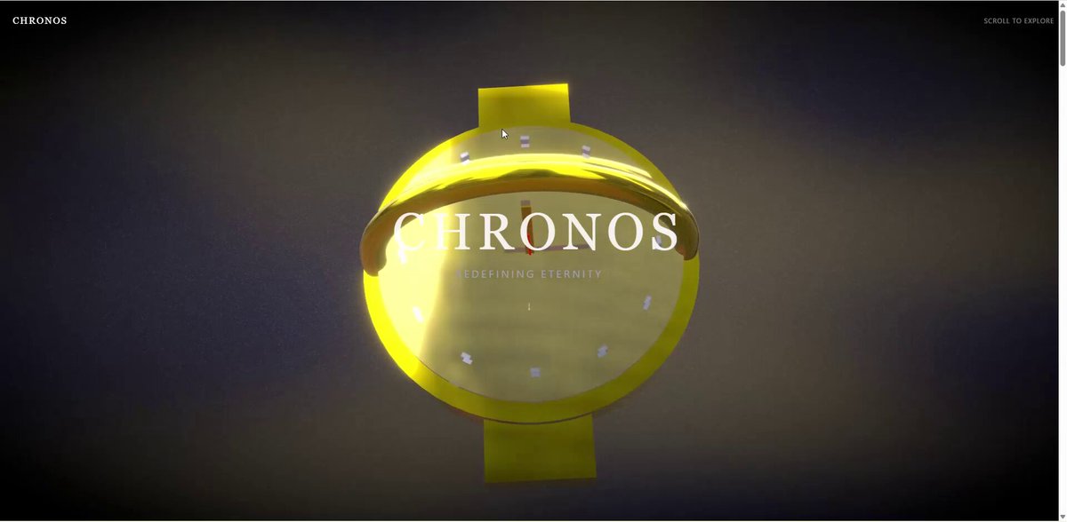 Luxury 3D watch product experience page (Next.js + Three.js) - Image 1