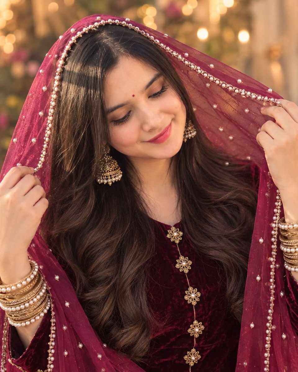 Profile / Avatar - South Asian Woman Selfie Prompt - Image 1