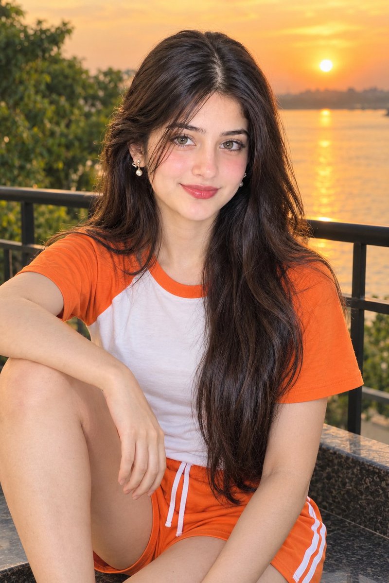 Profile / Avatar - Photorealistic Sunset Portrait with Reference Face - Image 1