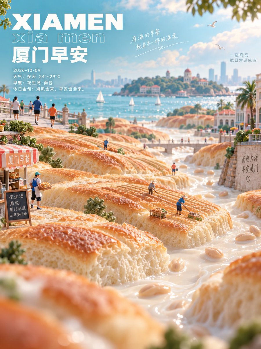 Social Media Post - Guangzhou Morning Food Landscape Poster - Image 2