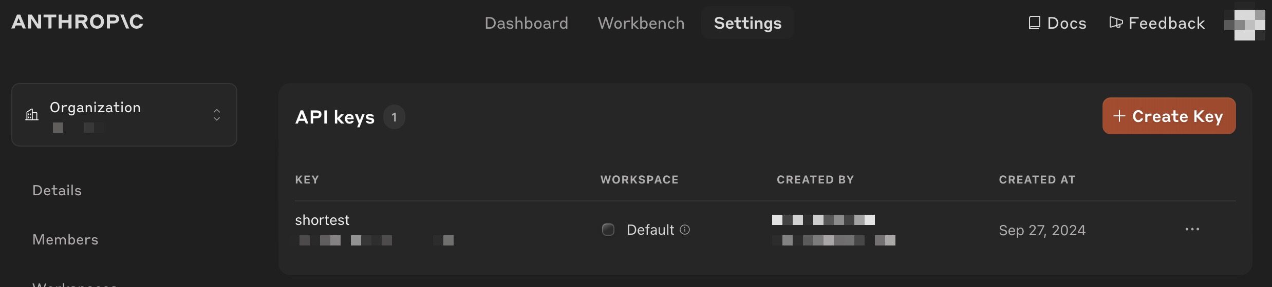 Anthropic API Key