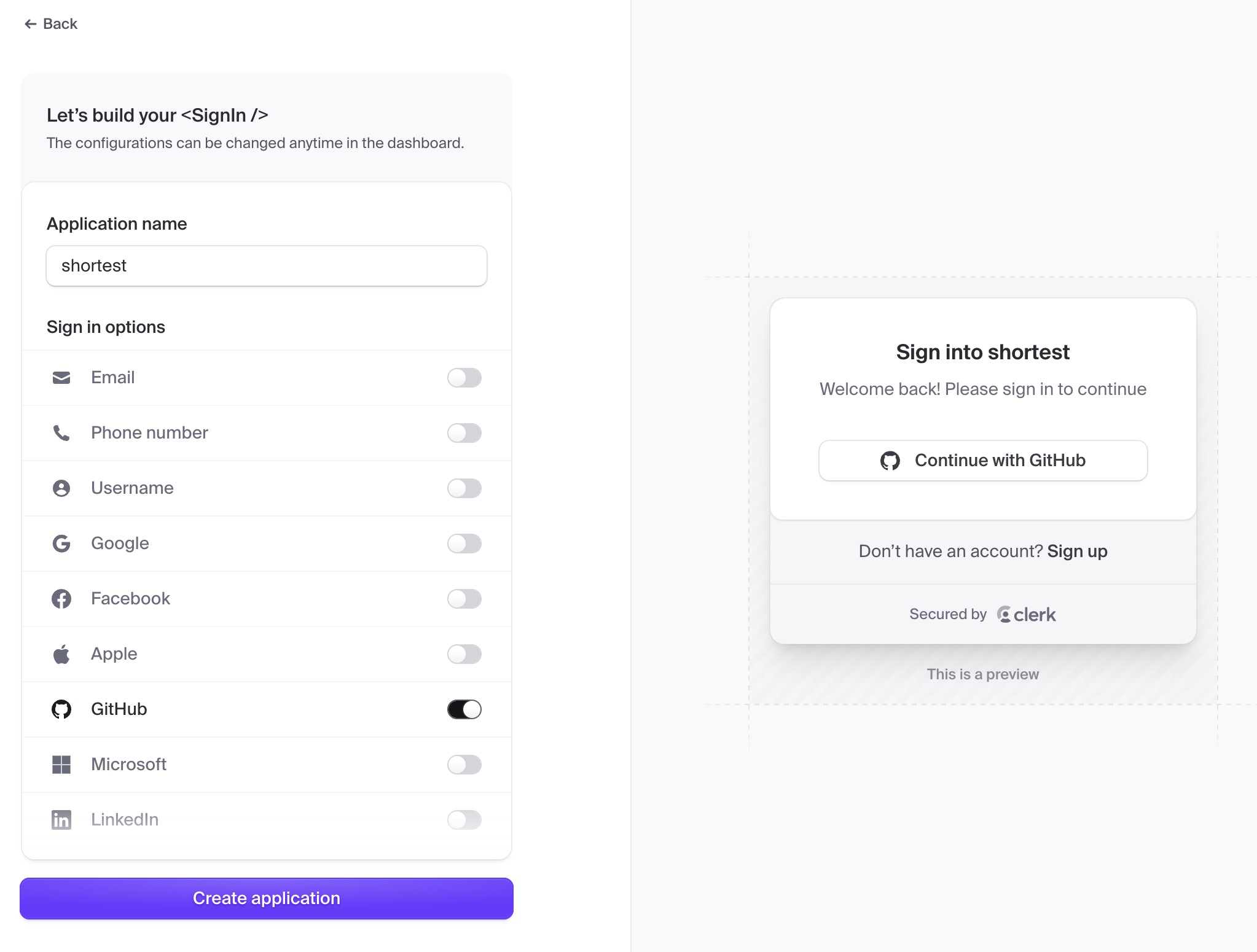 Clerk App Login
