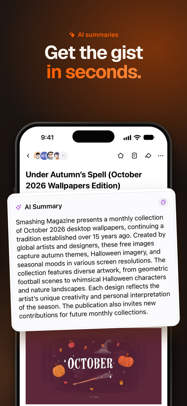 AI summaries on iPhone