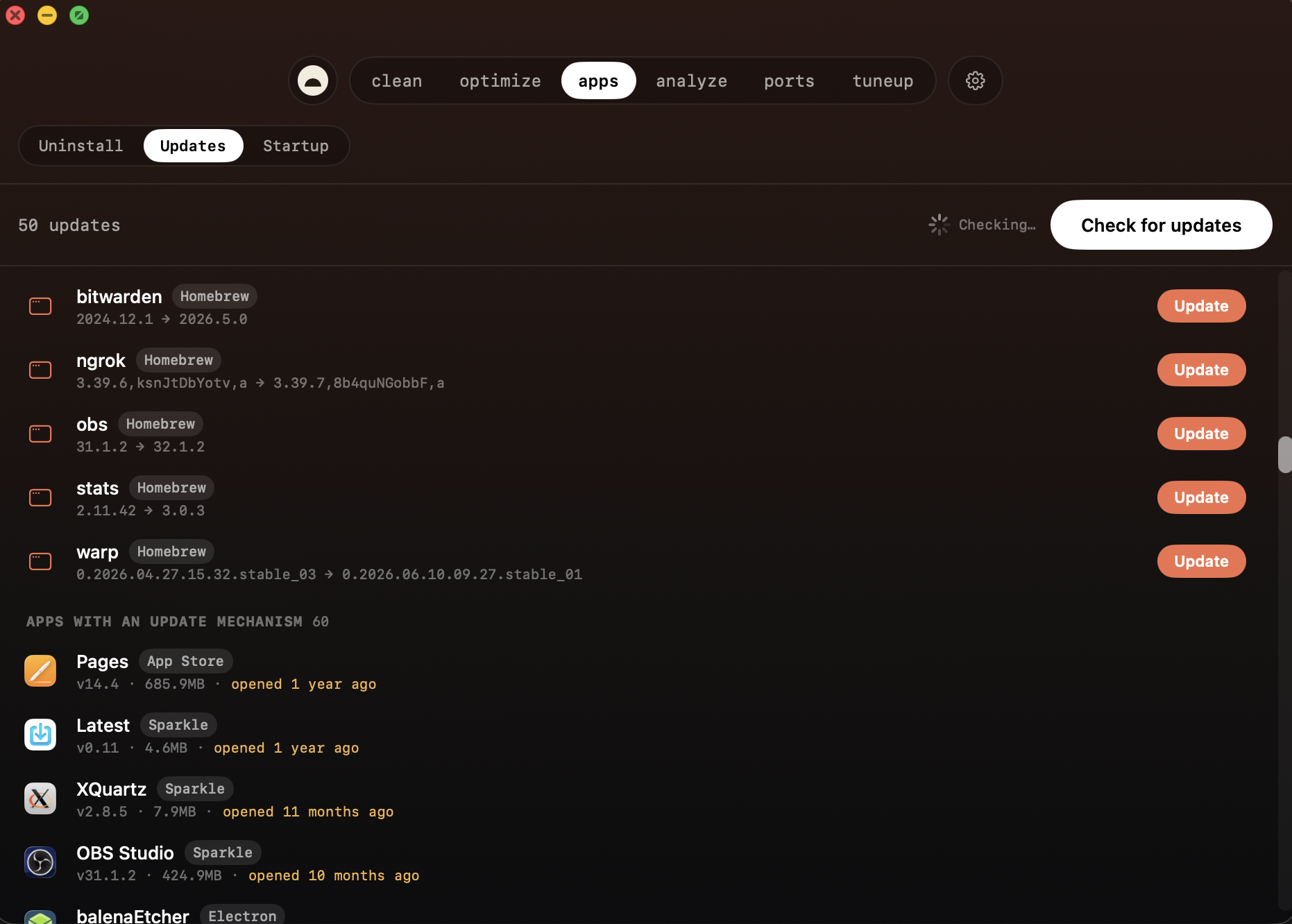 Software — Homebrew app updates