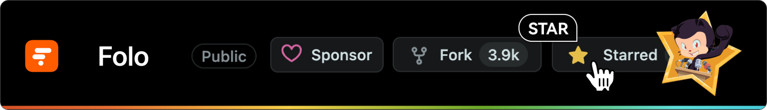 Star Folo on GitHub