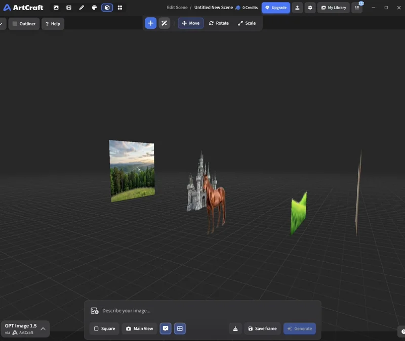 3D Image Compositing demo