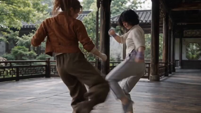 Cinematic Martial Arts Training in Japanese Dojo
