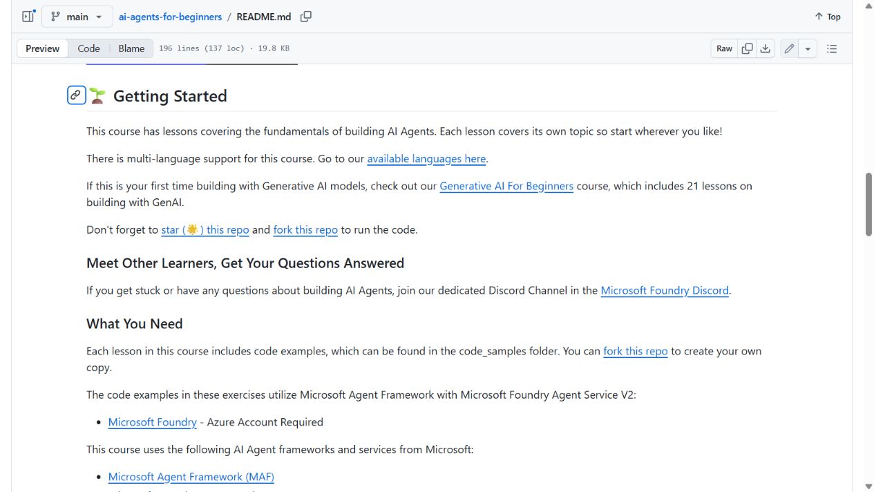 English README: Getting Started