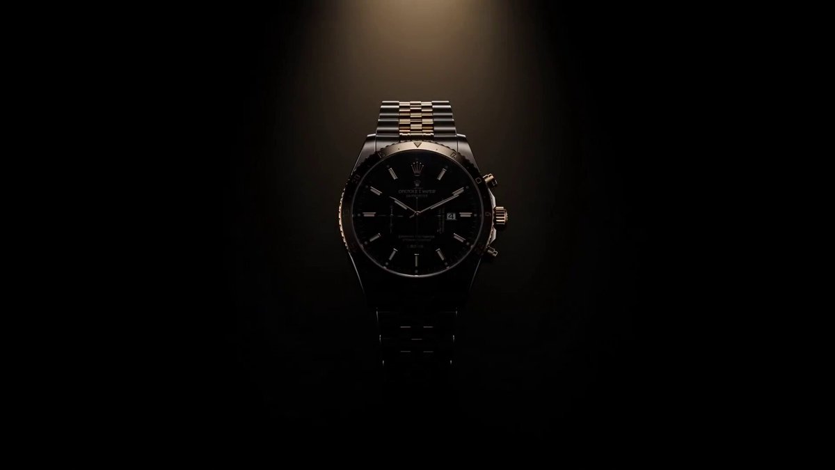 GPT-Image-2 Prompt Example - Luxury Watch Dramatic Beam Product Shot