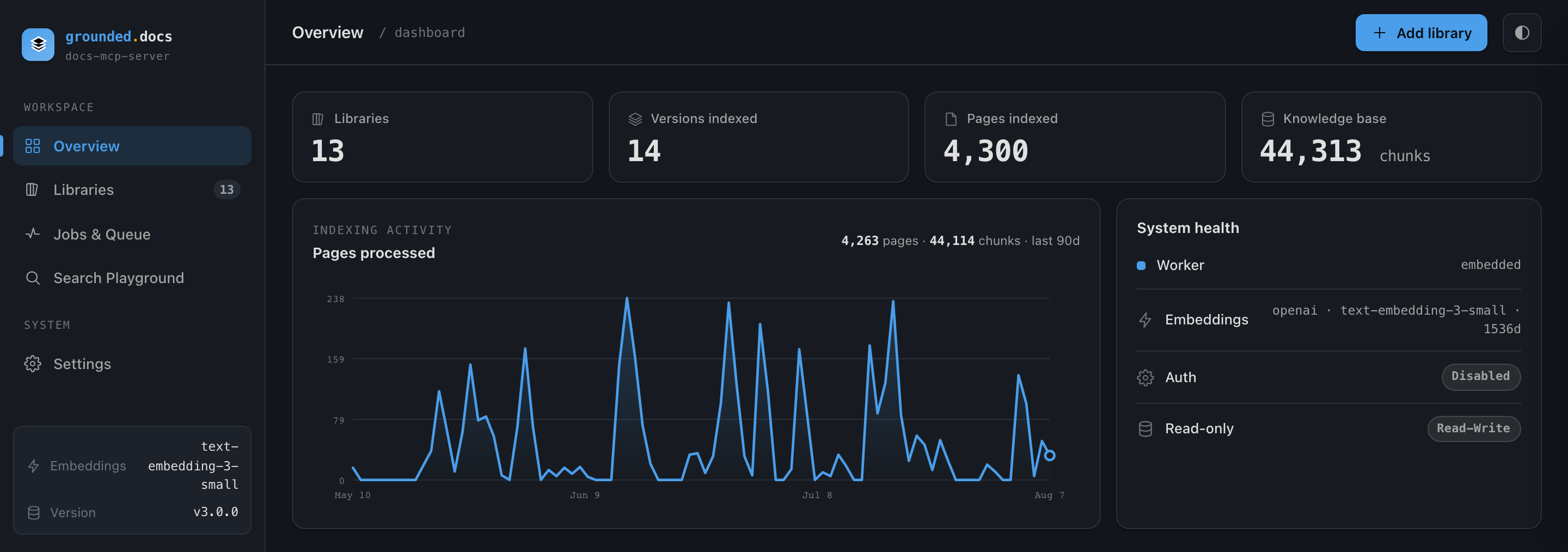 Docs MCP Server Web Interface
