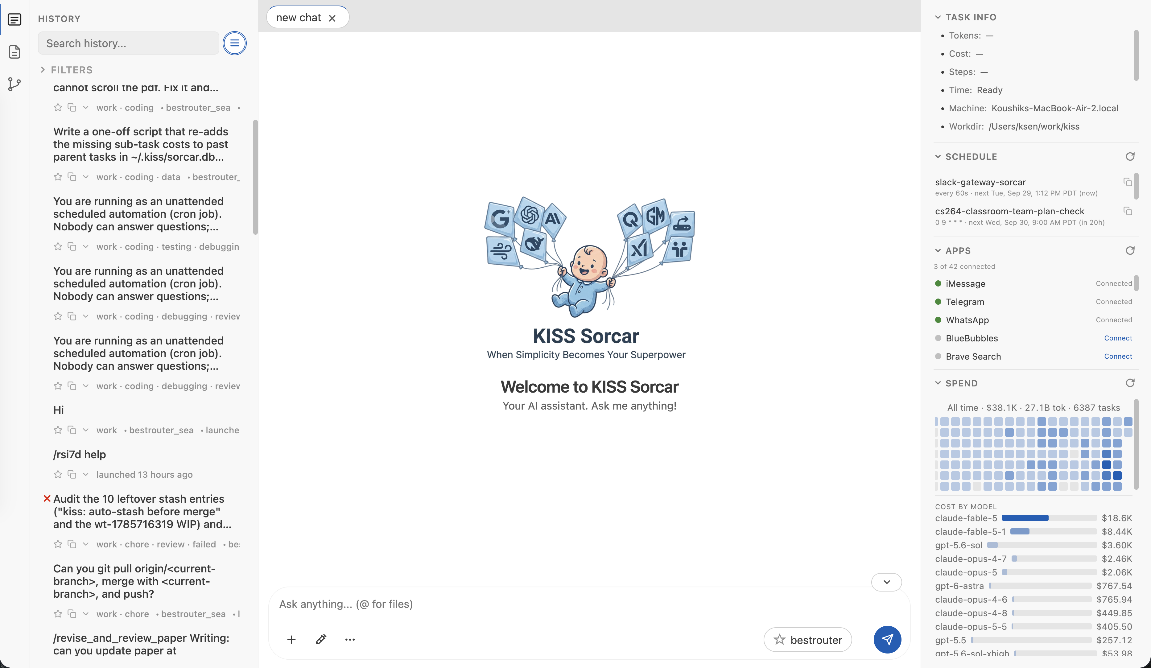 KISS Sorcar UI