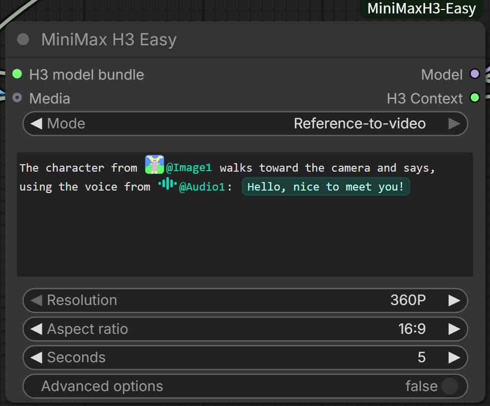 Structured dialogue block