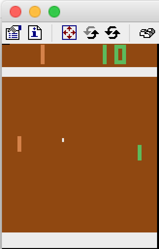 Pong over VNC pong