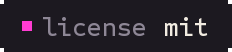 license: MIT