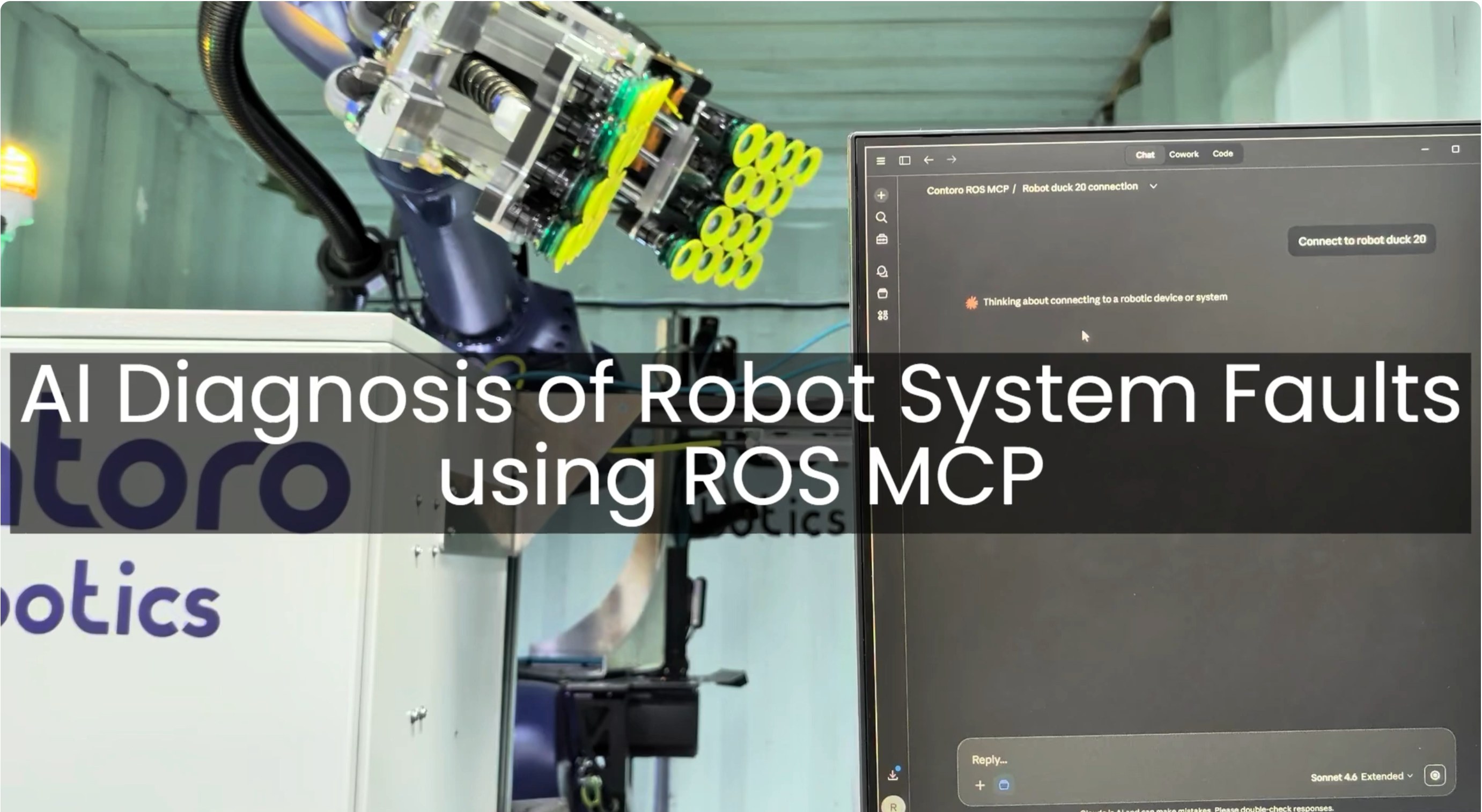 Testing and debugging an industrial robot