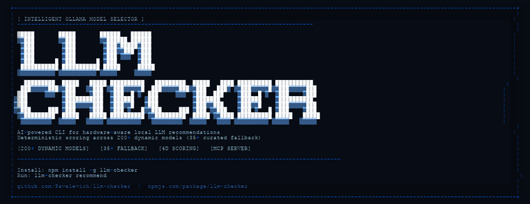 LLM Checker Animated Logo