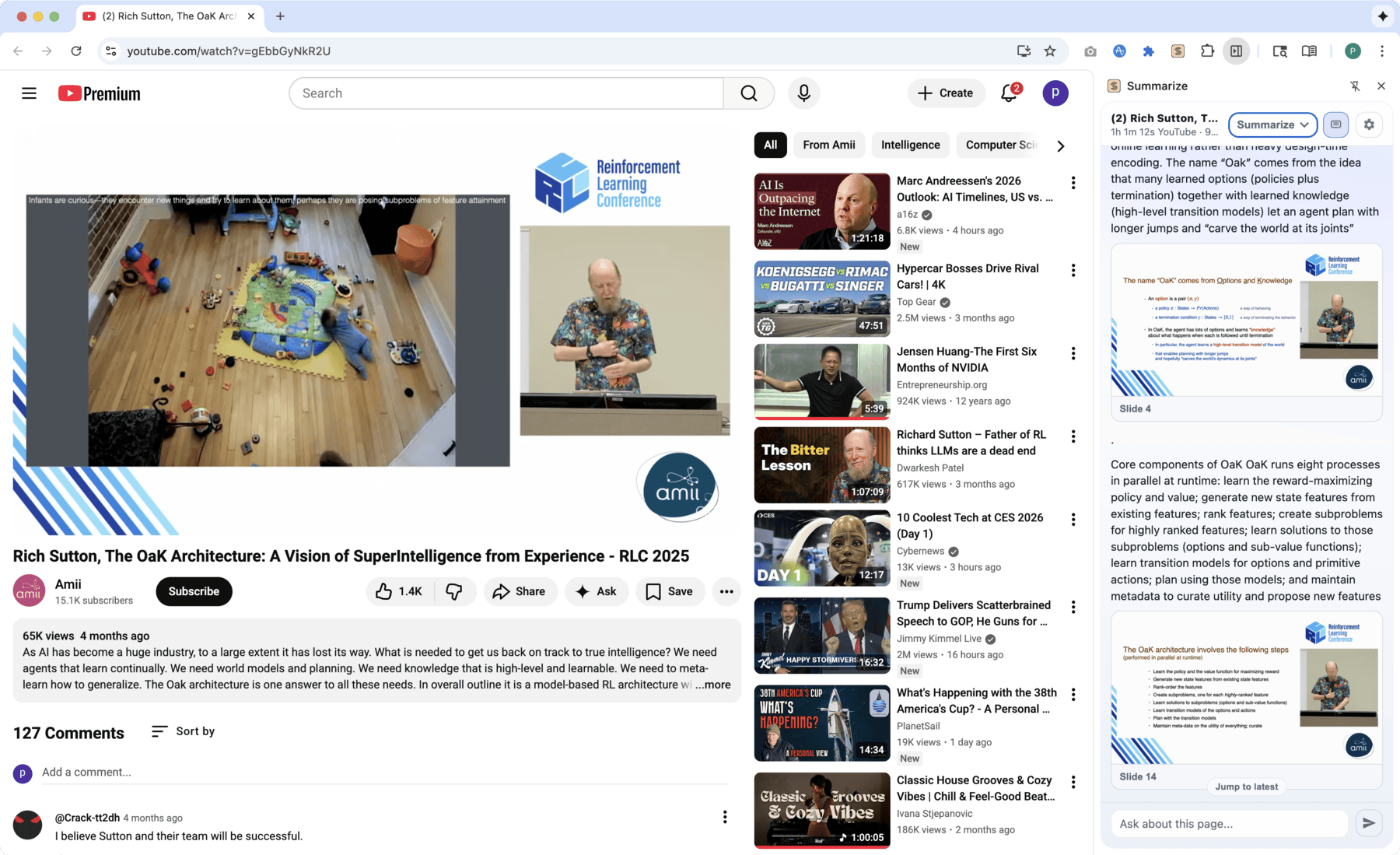 YouTube slide screenshots