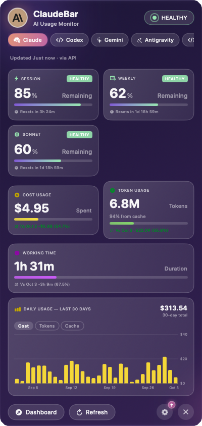 Dark theme