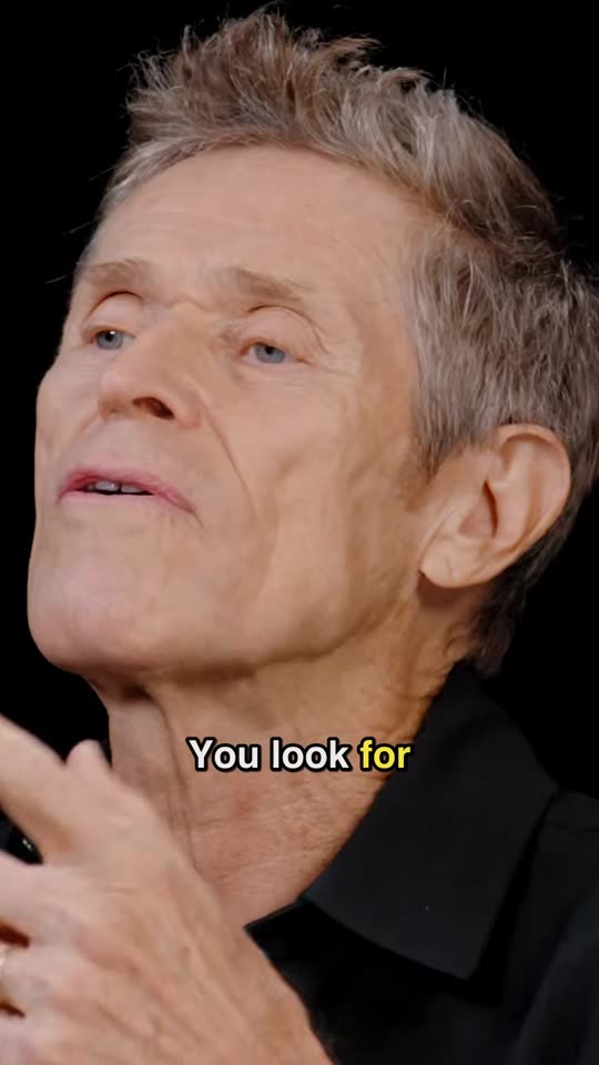 Willem Dafoe — Fake teeth made him feel lascivious and instantly became the character